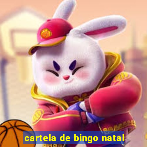 cartela de bingo natal